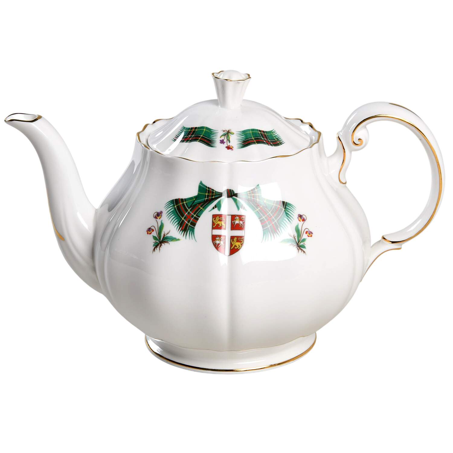 Newfoundland Tartan Teapot & Lid by Adderley-1