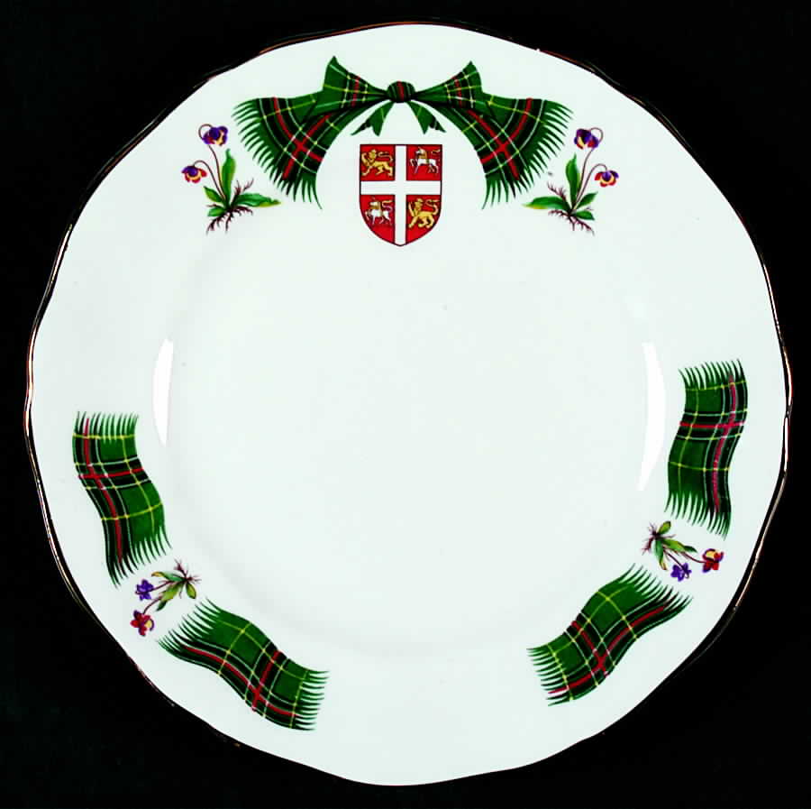 Newfoundland Tartan Bread & Butter Plate by Adderley-1