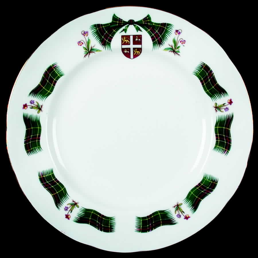 Newfoundland Tartan Salad Plate by Adderley-1