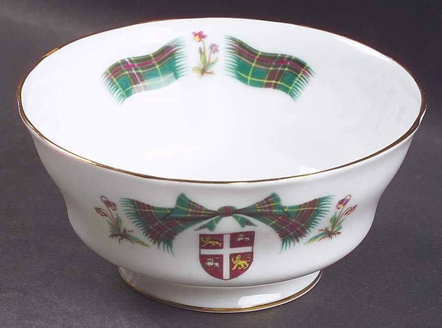Newfoundland Tartan Open Sugar Bowl by Adderley-1