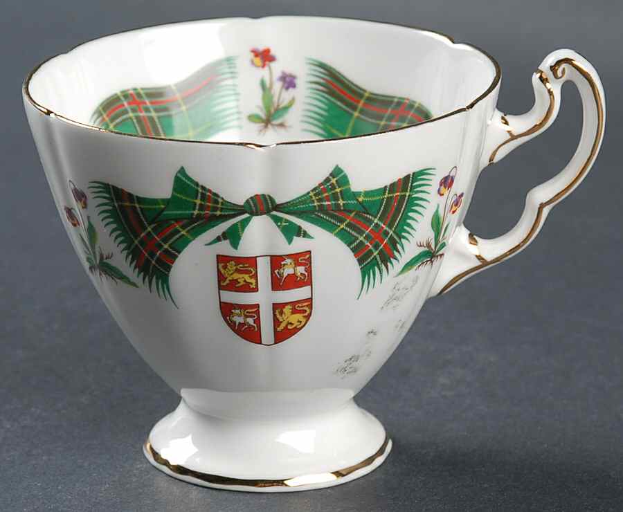 Newfoundland Tartan Footed Cup by Adderley-1