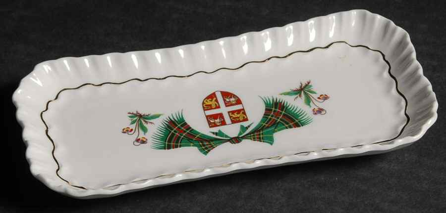 Newfoundland Tartan Tray for Mini Creamer & Open Sugar by Adderley-1