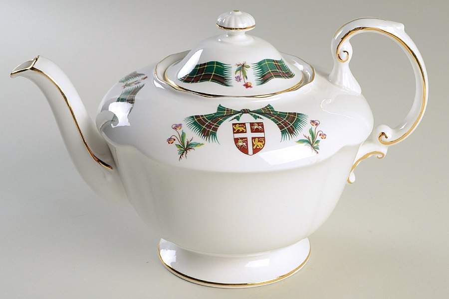 Newfoundland Tartan Teapot & Lid by Adderley-1