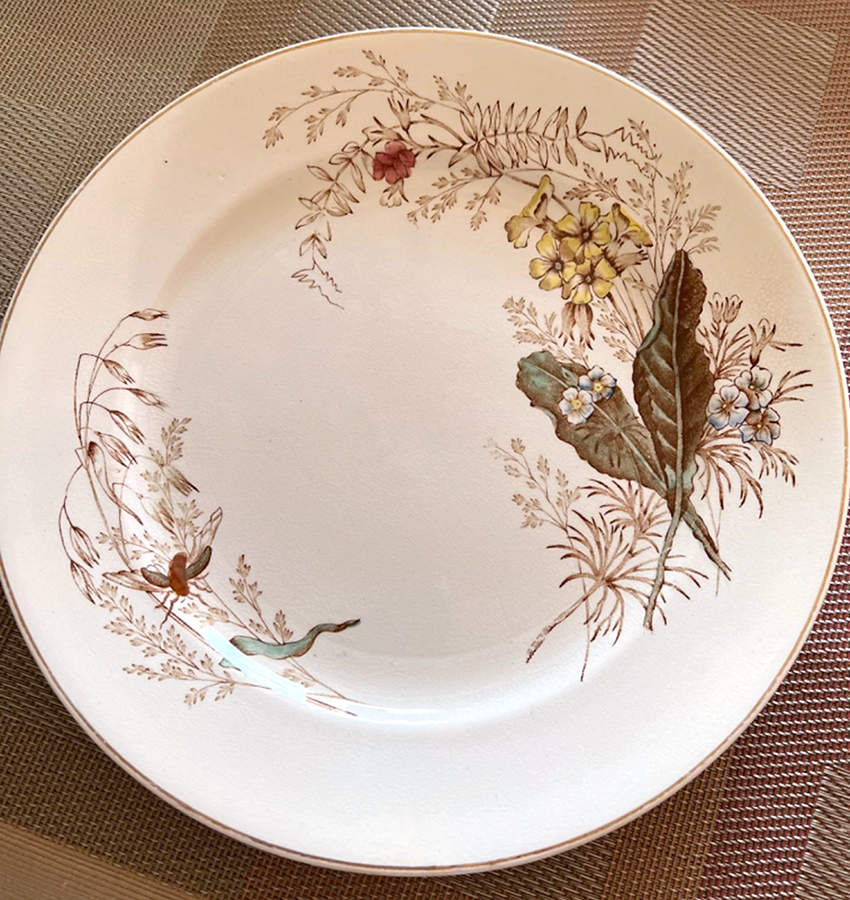 Victoria Multicolor Dinner Plate by Ashworth Bros-1