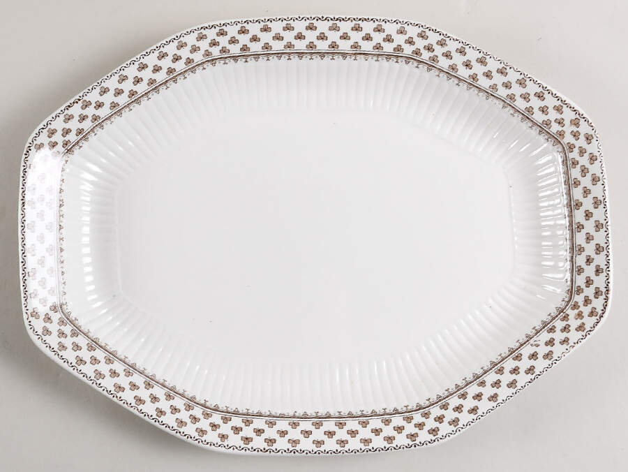Sharon (William Adams) 13" Oval Serving Platter by Adams China-1