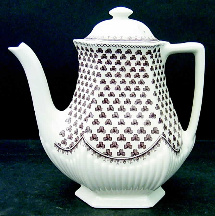 Sharon (William Adams) Coffee Pot & Lid by Adams China-1