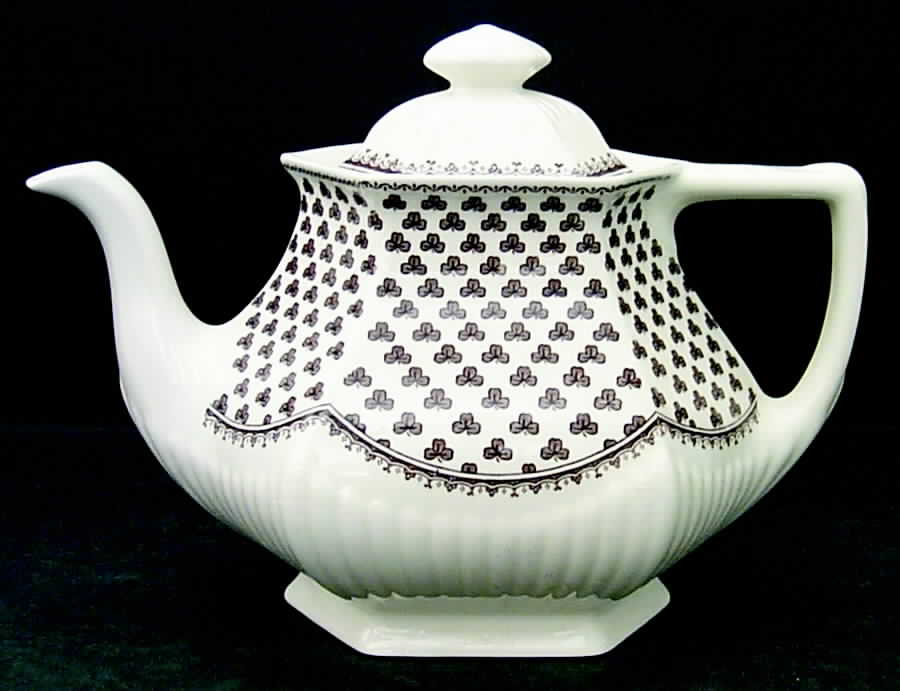Sharon (William Adams) Teapot & Lid by Adams China-1