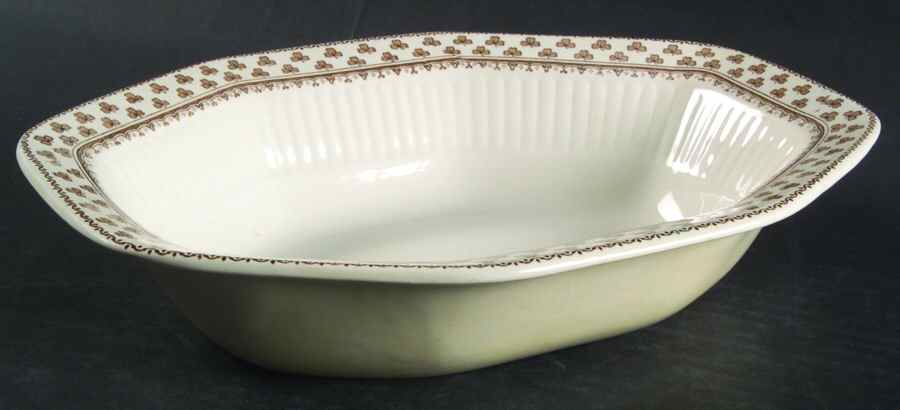 Sharon (William Adams) 9" Oval Vegetable Bowl by Adams China-1