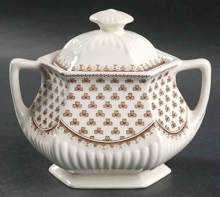 Sharon (William Adams) Sugar Bowl & Lid by Adams China-1