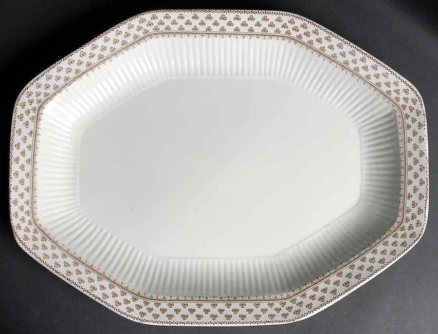 Sharon (William Adams) 15" Oval Serving Platter by Adams China-1