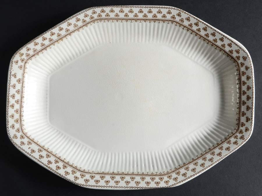 Sharon (William Adams) 11" Oval Serving Platter by Adams China-1
