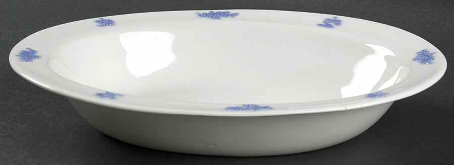 Chelsea (Smooth, No Embossing) 10" Oval Vegetable Bowl by Adderley-1
