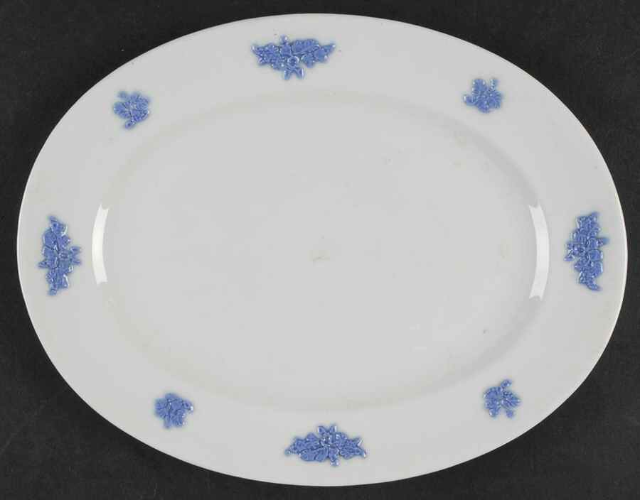 Chelsea (Smooth, No Embossing) 8" Oval Serving Platter by Adderley-1