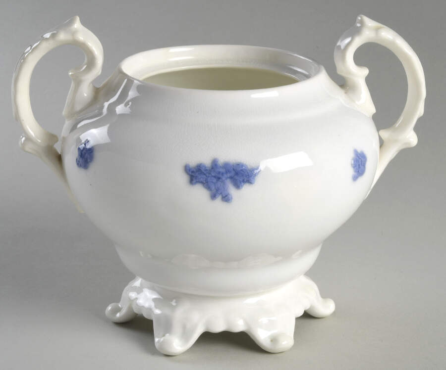 Chelsea (Scalloped, No Embossing) Sugar Bowl No Lid by Adderley-1