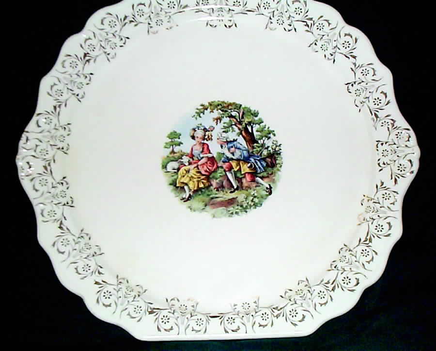 ATS39 Handled Cake Plate by Atlas China (NY)-1