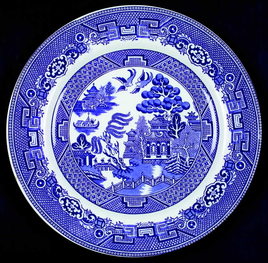 Perfection Willow Dinner Plate by Allerton's-1