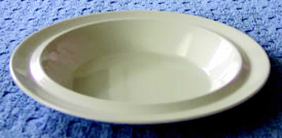 Moreeni Tan Rim Soup Bowl by Arabia of Finland-1