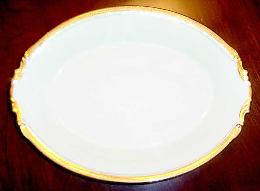 AR6 12" Oval Serving Platter by Art China-1