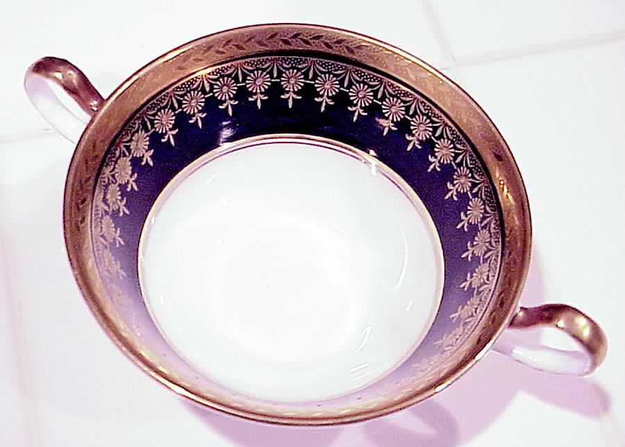 Wilton Footed Cream Soup Bowl by John  Aynsley & Sons-1