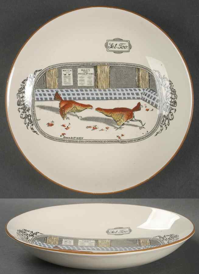 Old English Sport Coupe Soup Bowl by Adams China-1