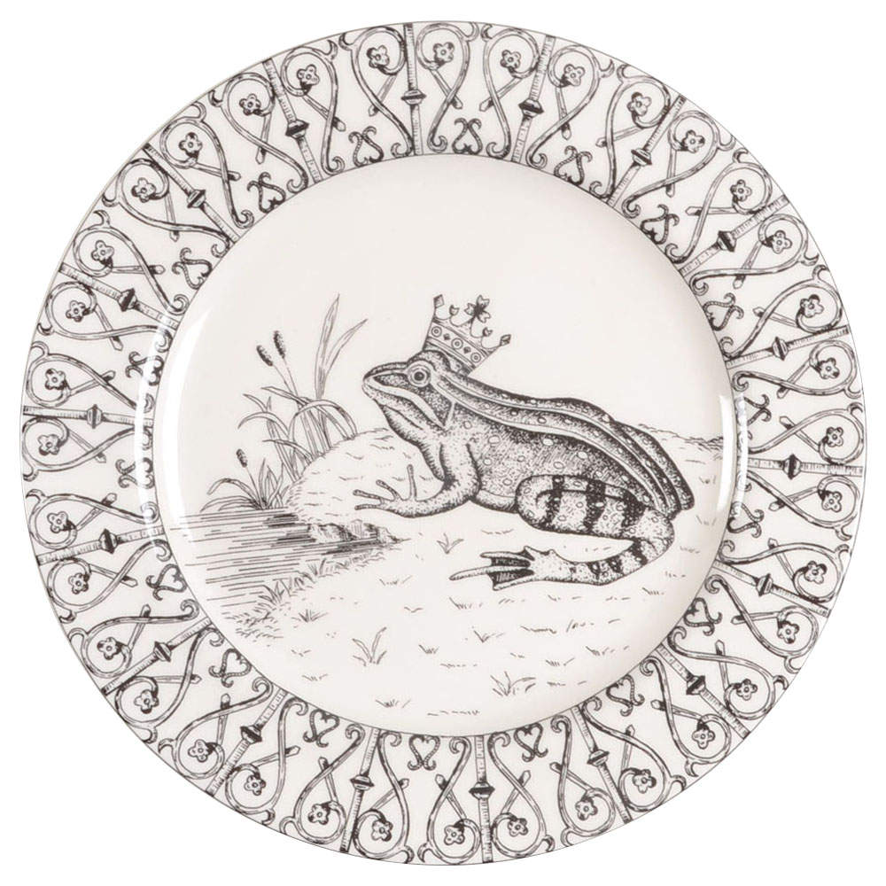 Slice of Life Frog Prince Salad Plate by 222 Fifth (PTS)-1