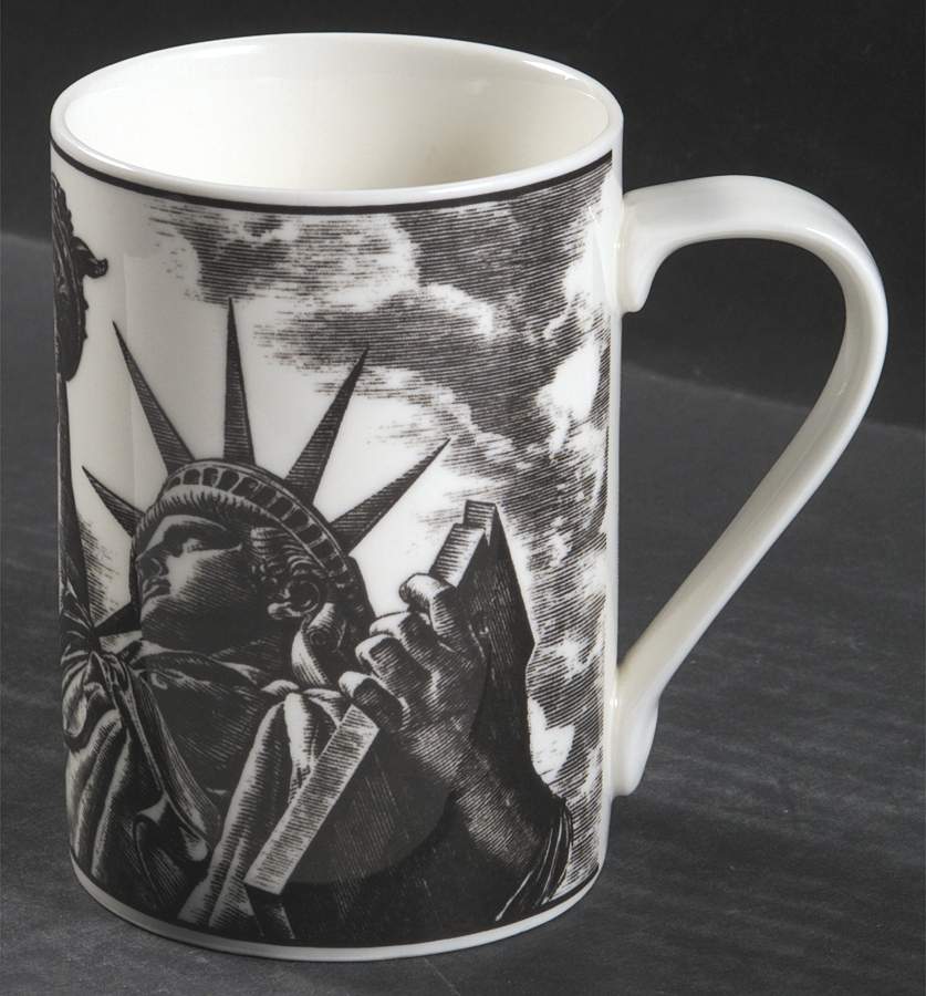 Slice of Life Miss Liberty Mug by 222 Fifth (PTS)-1