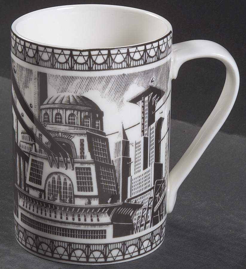 Slice of Life Future City Mug by 222 Fifth (PTS)-1