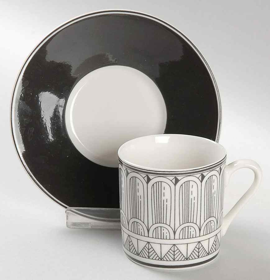 Slice of Life Flat Demitasse Cup & Saucer Set by 222 Fifth (PTS)-1