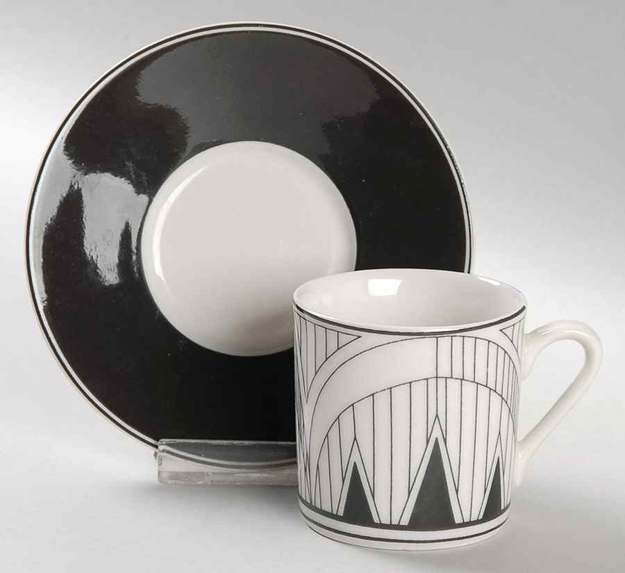 Slice of Life Flat Demitasse Cup & Saucer Set by 222 Fifth (PTS)-1
