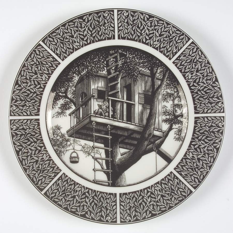Slice of Life Tree House Dinner Plate by 222 Fifth (PTS)-1