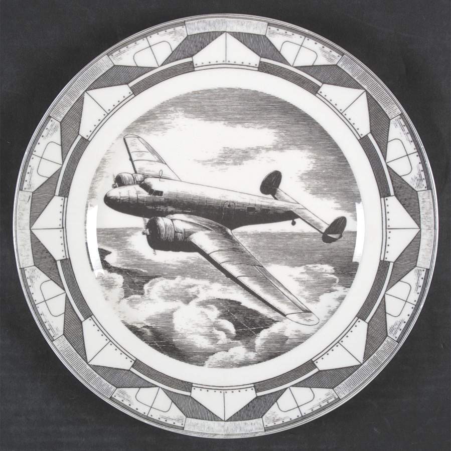 Slice of Life Amelia's Plane Dinner Plate by 222 Fifth (PTS)-1