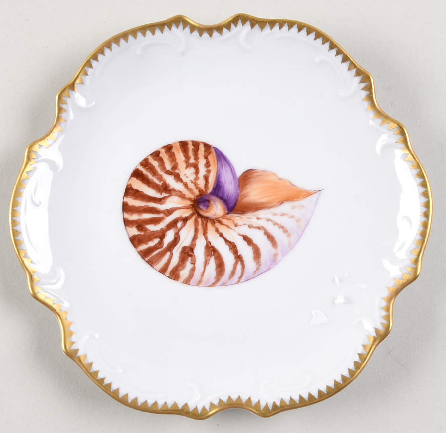 Waterlily Seascape Canape Plate by Anna Weatherley-1