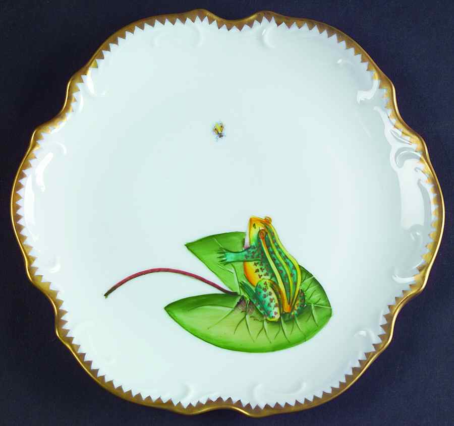 Waterlily Seascape Bread & Butter Plate by Anna Weatherley-1