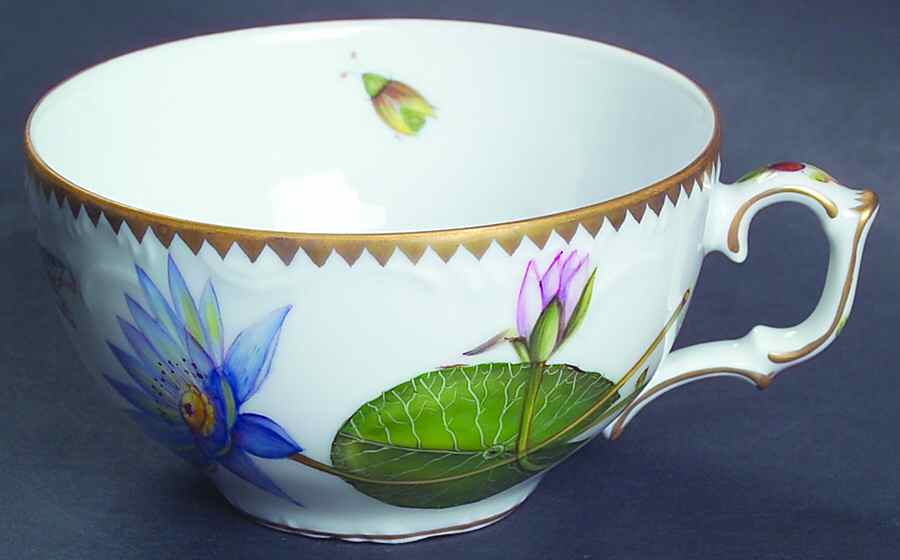 Waterlily Seascape Flat Cup by Anna Weatherley-1