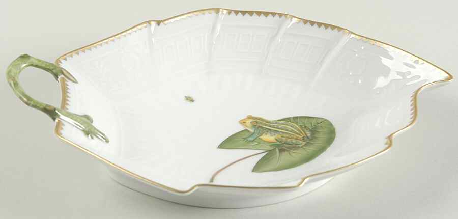 Waterlily Seascape 9" Leaf Dish by Anna Weatherley-1