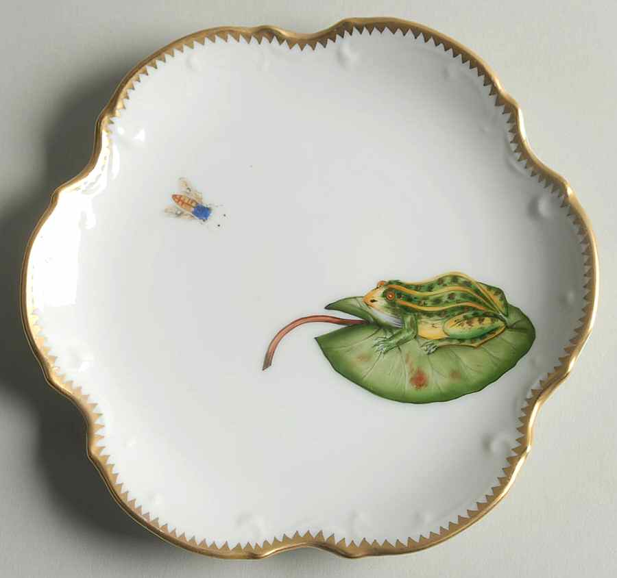 Waterlily Seascape Bread & Butter Plate by Anna Weatherley-1