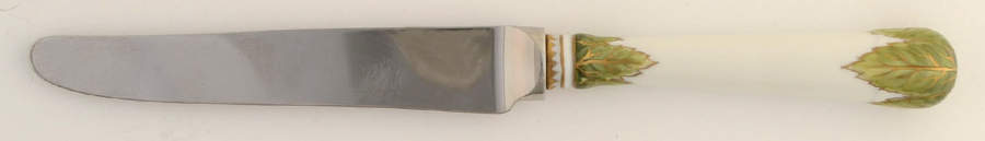 Green Leaf Dessert Knife by Anna Weatherley-1