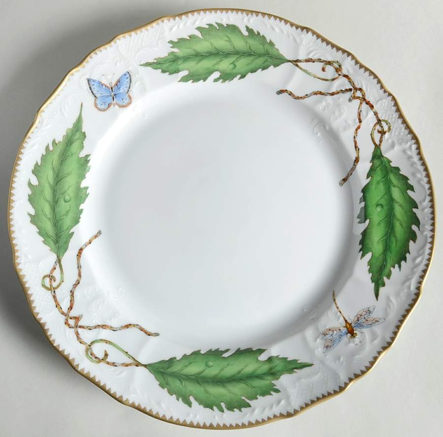 Green Leaf Service Plate (Charger) by Anna Weatherley-1