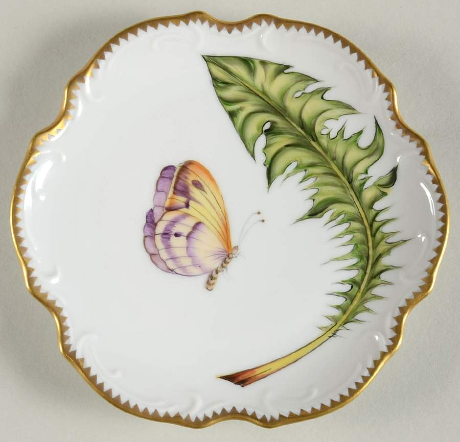 Green Leaf Bread & Butter Plate by Anna Weatherley-1
