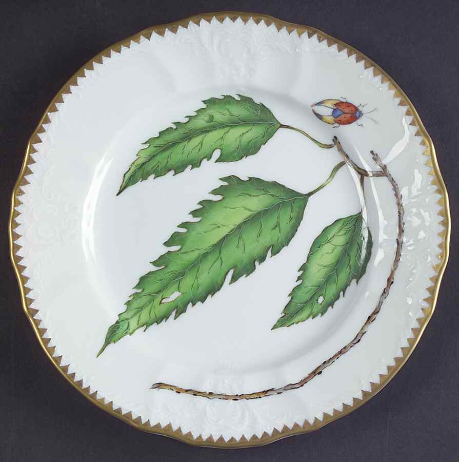 Green Leaf Salad Plate by Anna Weatherley-1