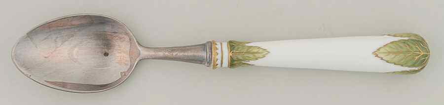 Green Leaf Place/Oval Soup Spoon by Anna Weatherley-1