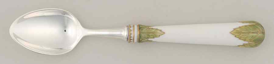 Green Leaf Teaspoon by Anna Weatherley-1