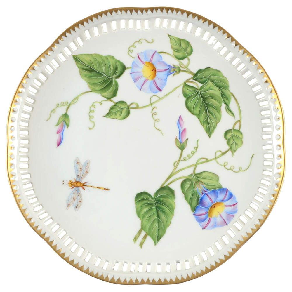 Morning Glory 8" Pierced Plate by Anna Weatherley-1