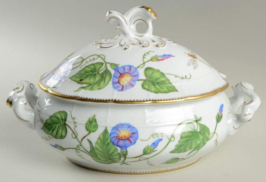 Morning Glory Oval Tureen & Lid by Anna Weatherley-1