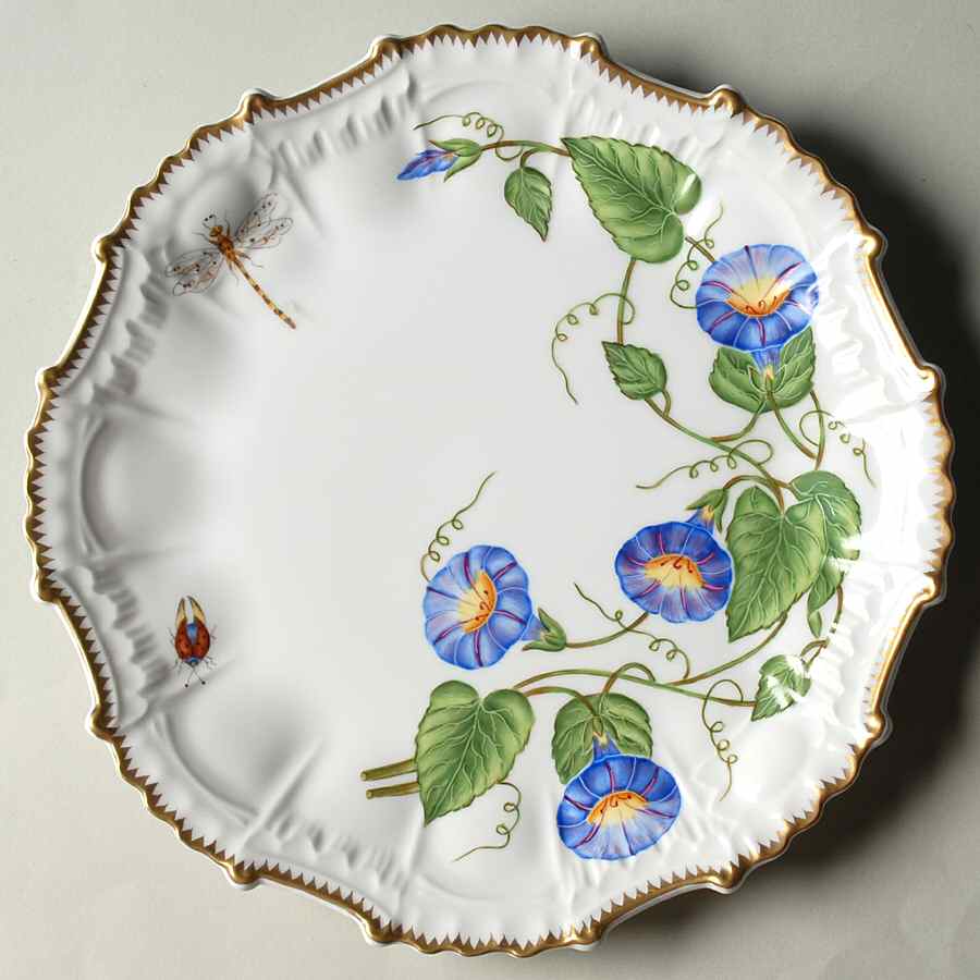 Morning Glory 10" Scalloped Plate by Anna Weatherley-1