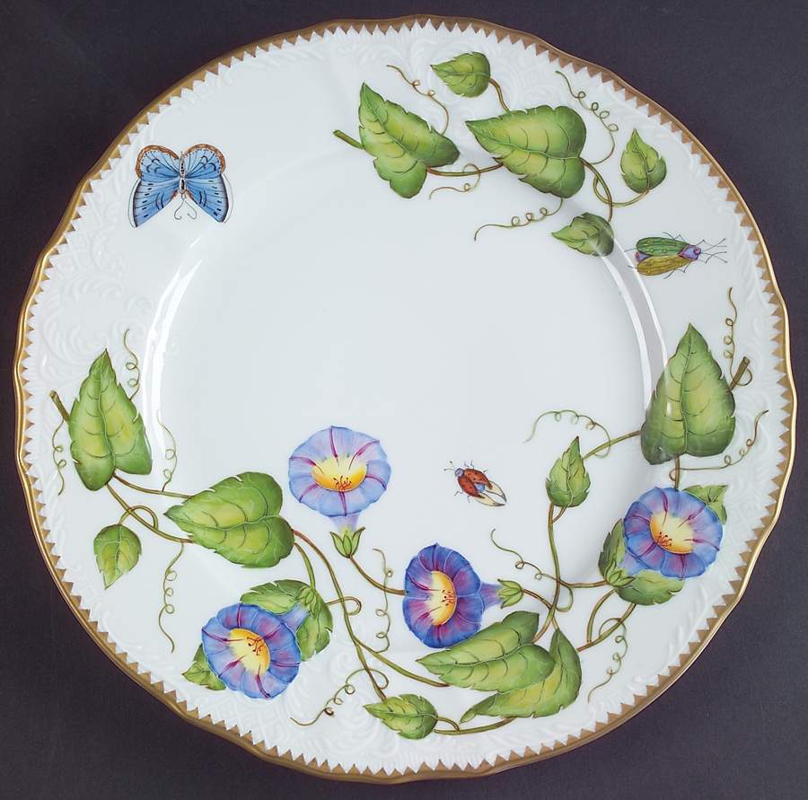 Morning Glory Dinner Plate by Anna Weatherley-1