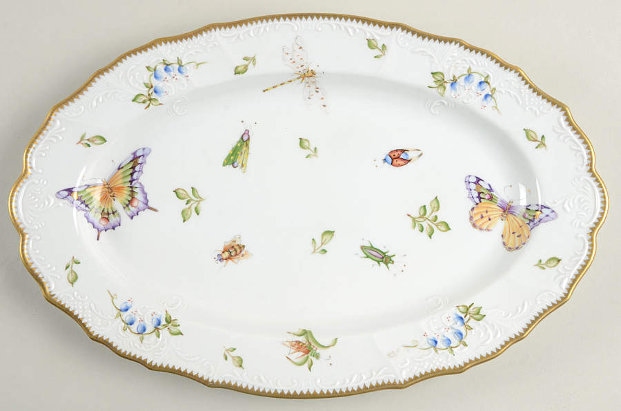 Budapest Spring 14" Oval Serving Platter by Anna Weatherley-1
