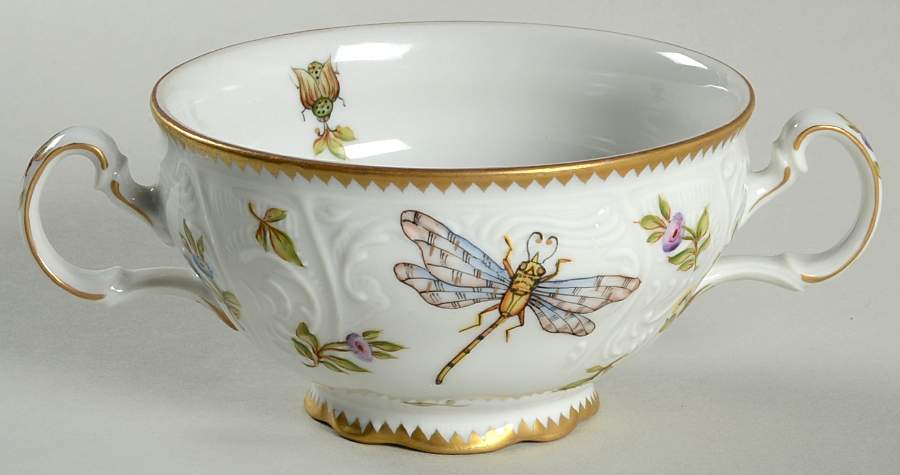 Budapest Spring Footed Cream Soup Bowl by Anna Weatherley-1