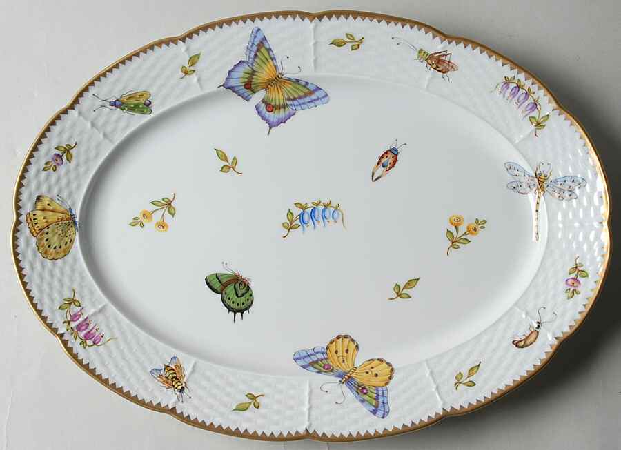 Budapest Spring 13" Oval Serving Platter by Anna Weatherley-1