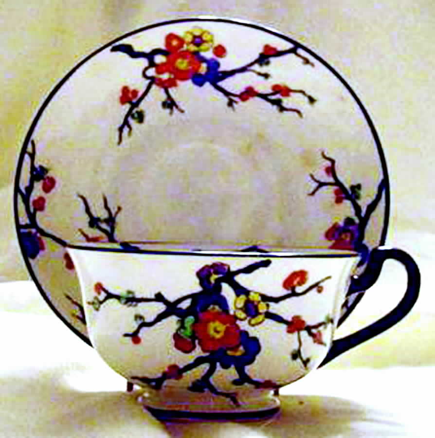 ATZ3 Footed Cup & Saucer Set by Atlas (England)-1